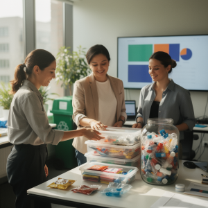 Como funciona o crédito para redução de plástico na empresa